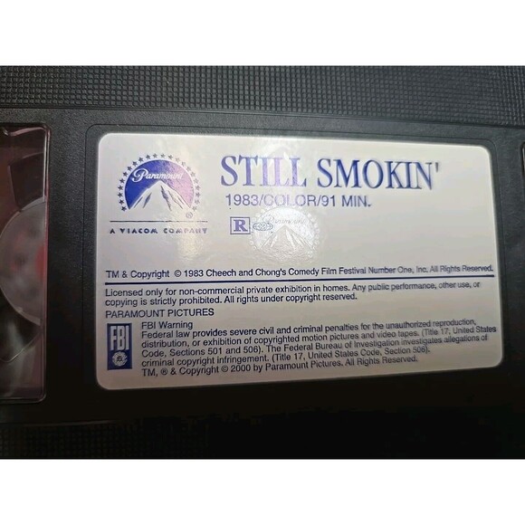 Cheech & Chong Up In Smoke Still Smokin VHS Tape Lot Comedy Movies - Picture 8 of 8
